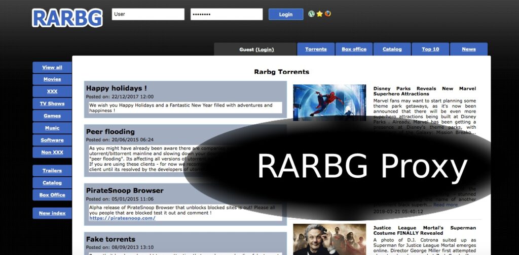 RARBG Proxy List 10 Best Sites to Unblock RARBG Torrent