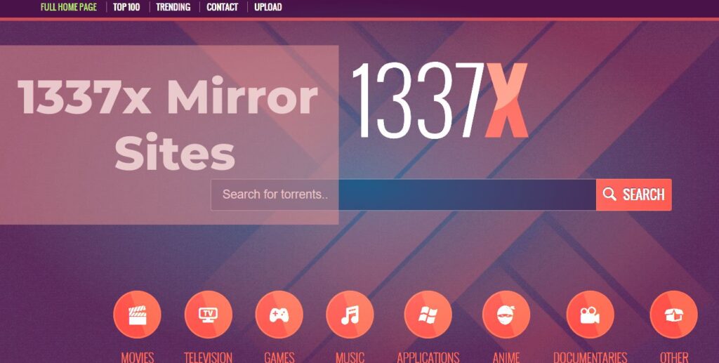 1337x Mirror Sites