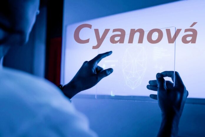 Cyanová