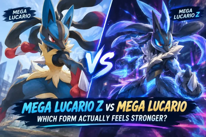 Mega Lucario Z vs Mega Lucario